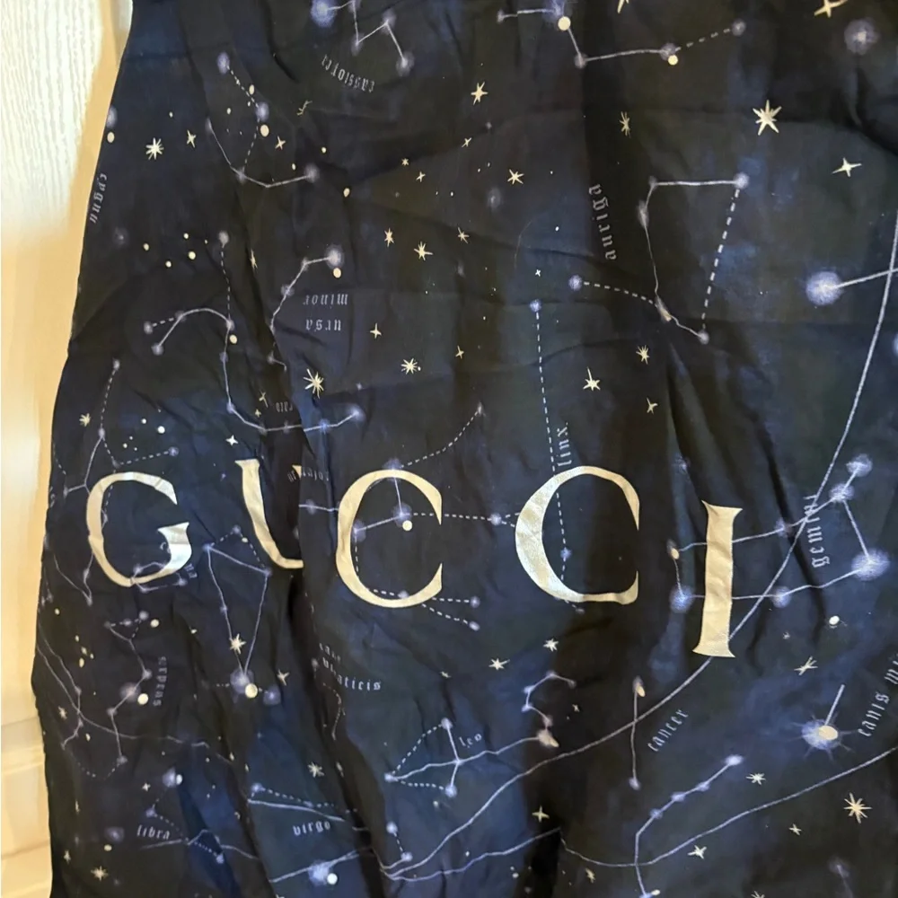 Gucci Cotton Constellation Tote Bag Huge Purse Bag Stars Astrological Signs - Picture 5 of 9